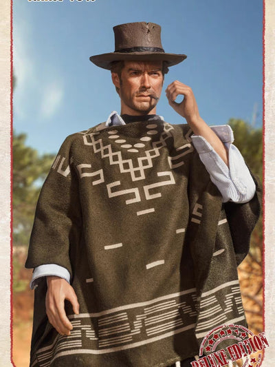 Poncho Denim Estilo Western con Flecos - Abrigo Cálido Unisex para Exteriores - Image 50