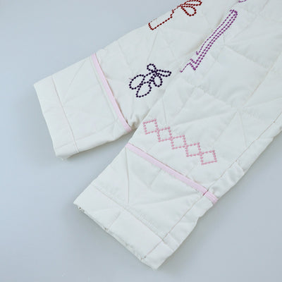 Kimono Casual Versátil con Bordado de Frutas y Cuello en V - Image 9