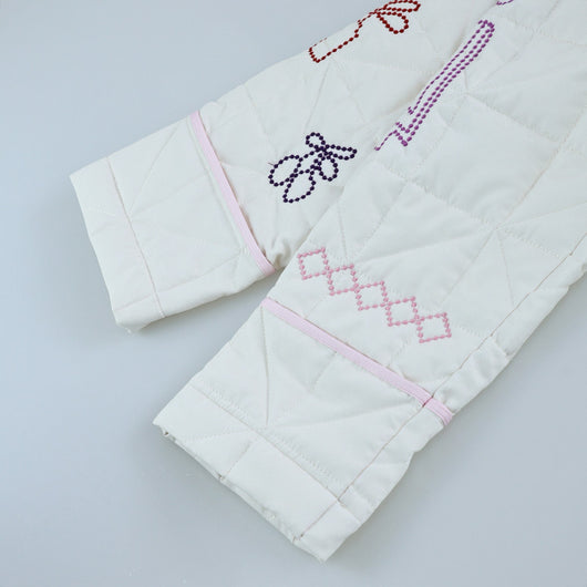 Kimono Casual Versátil con Bordado de Frutas y Cuello en V - Image 9