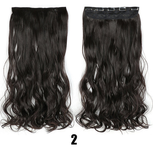 Extensiones de Cabello Ondulado Largo Voluminoso - Efecto Natural Sin Rastro - Image 3