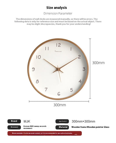 Reloj de Pared Silencioso con Diseño Moderno para Sala - Image 11