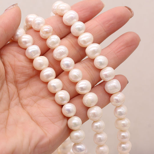 Hilo de Perlas de Agua Dulce Natural para Enhebrar