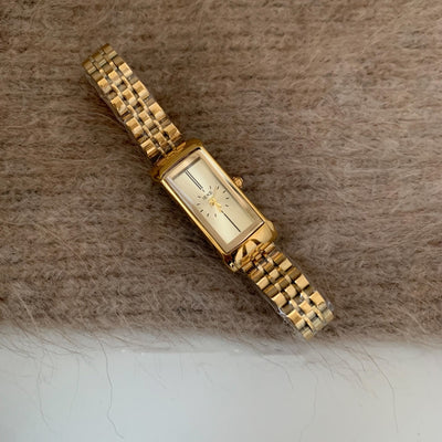 Reloj de Moda Retro Dorado para Mujer con Correa de Acero - Image 10