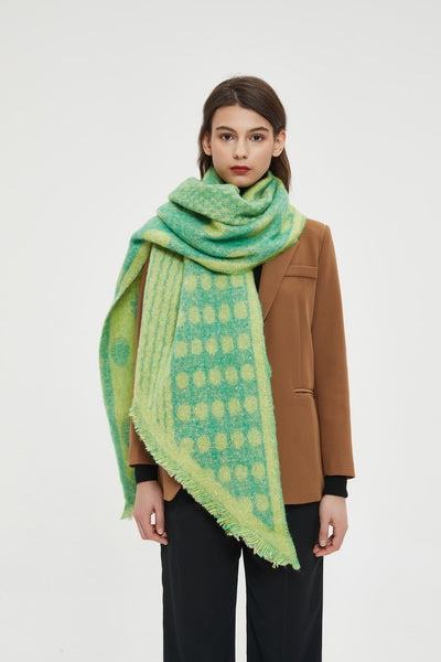 Bufanda Circular Térmica para Mujer - Cuello Cálido Otoño Invierno con Diseño Jacquard - Image 30