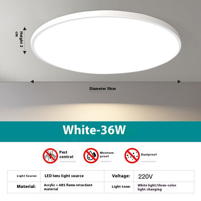 Lámpara de Techo LED Ultrafina Redonda para Sala - Image 3