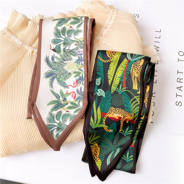 Pañoletas Estampadas Versátiles - Accesorios Decorativos Multiuso