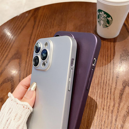 Funda para Celular con Pintura Metálica y Protector de Lente - Image 2