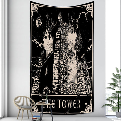 Tapiz Mandala Tarot Bohemio - Decoración Witchcraft Estilo Hippie - Image 9