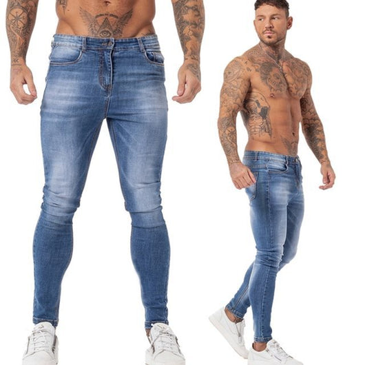 Pantalones Jeans Patchwork Fit Clásico para Hombre - Image 7