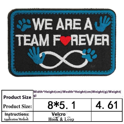 Accesorios para Perros con Bordado y Velcro - Pegatinas Decorativas Personalizables - Image 18