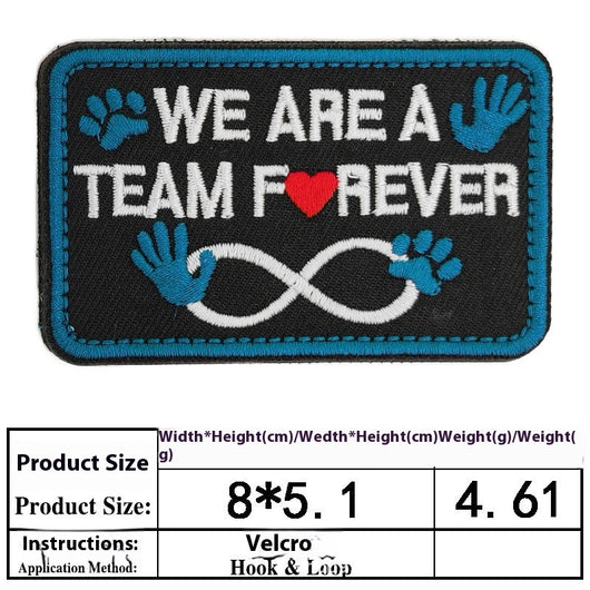 Accesorios para Perros con Bordado y Velcro - Pegatinas Decorativas Personalizables - Image 18