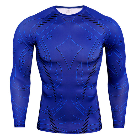 Camiseta Manga Larga Cuello Redondo Slim Fit para Hombre - Image 13