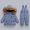 Conjunto Abrigo Plumas para Niños - Set de 2 Piezas Invierno