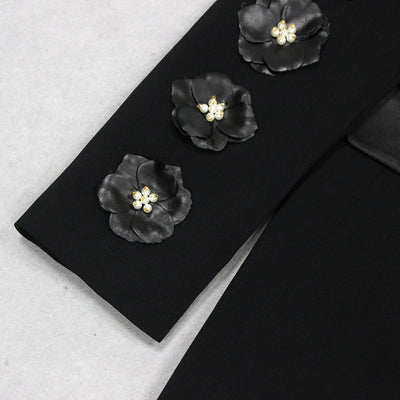 Conjunto Elegante de Dos Piezas con Flores para Mujer - Image 17