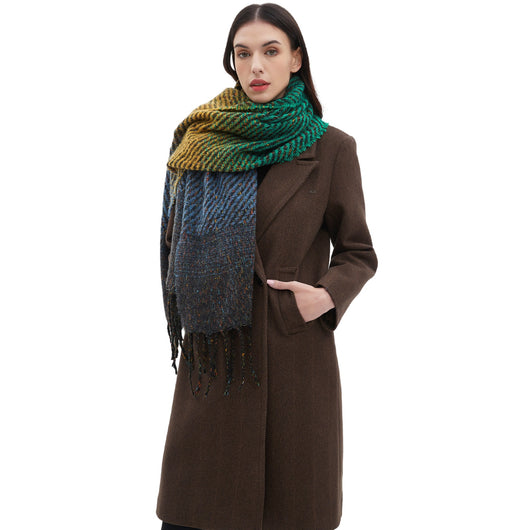 Chal Degradado con Borlas para Mujer - Estilo Europeo y Americano - Image 3