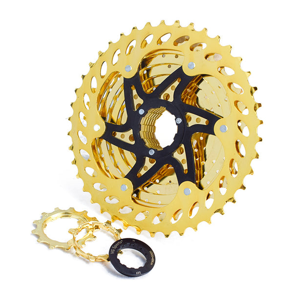 Piñón Dorado VG Sports 891011 para Bicicleta de Ruta y Montaña