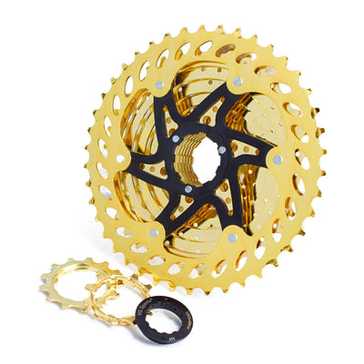 Piñón Dorado VG Sports 891011 para Bicicleta de Ruta y Montaña