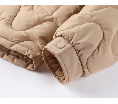 Abrigo de Lana con Relleno para Invierno - Cuello Solapa Mujer - Image 27