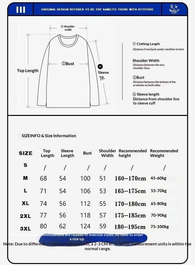 Playera Manga Larga Premium con Letras Bordadas para Hombre - Image 8