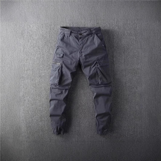 Pantalones Jogger Retro Casual de Pierna Ancha para Trabajo