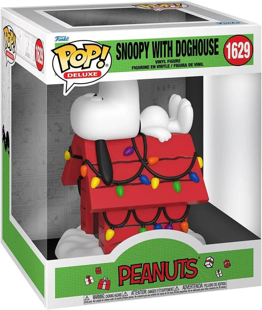 Pop! Deluxe: a Charlie Brown Christmas - Snoopy with Doghouse - Tekeno