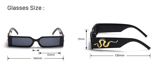 Gafas de Sol Hip-hop con Montura Pequeña y Cristales Diamantados para Hombre y Mujer - Image 9