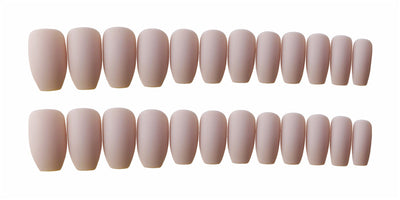 Uñas Postizas Khaki Mate - Set de 24 Piezas - Image 12