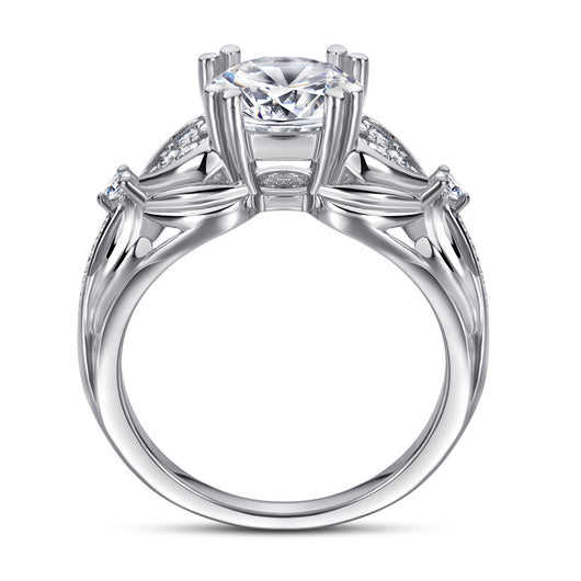 Anillo Chapado en Oro Rosado con Circonia Cúbica Champagne - Joya Resistente al Deslustre - Image 7