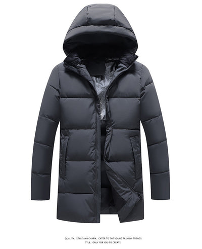 Chaqueta de Algodón Graphene para Hombre con Capucha Desmontable - Extra Gruesa y Moderna - Image 13