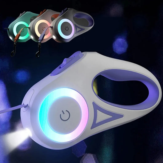 Correa Retráctil para Perros 3 y 5 Metros - Extensible Automática para Mascotas Grandes