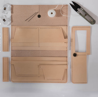 Material para Billetera Artesanal de Cuero con Acabado Mate Encerado - Image 7