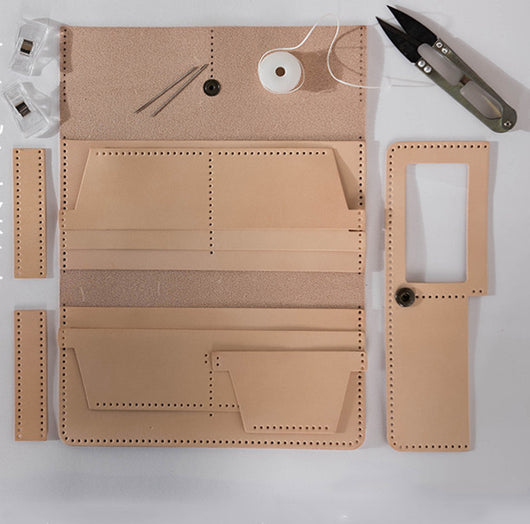 Material para Billetera Artesanal de Cuero con Acabado Mate Encerado - Image 7