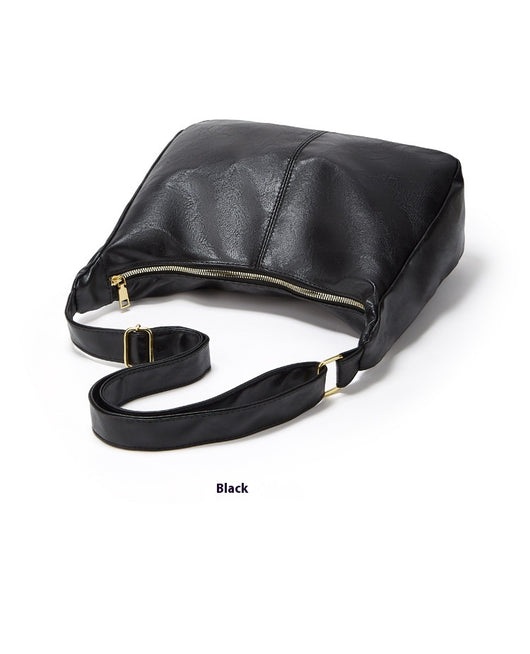 Bolso Tote Retro de Gran Capacidad en Colores Sólidos para Mujer - Image 8