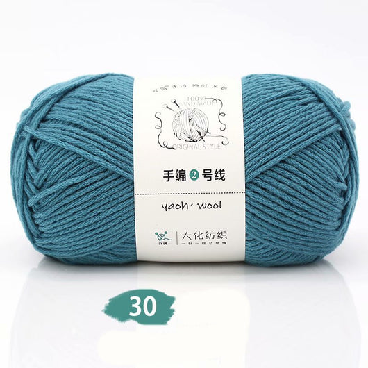 Lana Tejida a Mano Grosor Medio - Kit DIY con Aguja para Bufanda, Gorro y Abrigo - Image 55