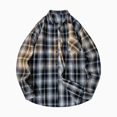 Camisa-Chaqueta Casual de Cuadros para Hombre - Image 4