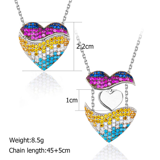 Collar Corazón para Mujer - Pendiente Corazón Elegante - Image 6