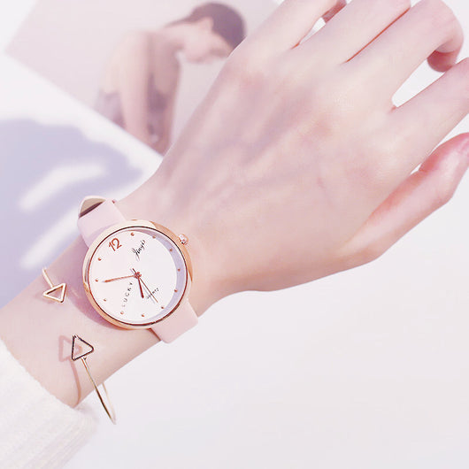 Reloj de Corazón Versátil para Mujer - Diseño Japonés