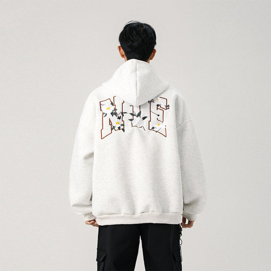 Sudadera con Capucha y Bordado para Hombre - Image 4