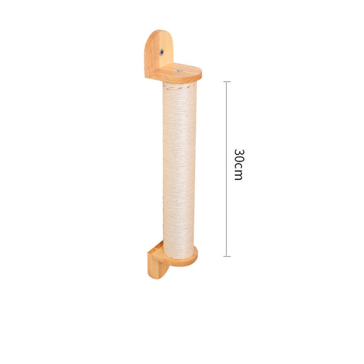 Plataforma Rascadora de Madera Maciza para Gatos con Tablero de Sisal - Image 19
