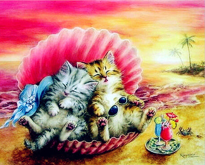 Pintura de Diamantes Gato - Bordado de Cristales Brillantes - Image 6