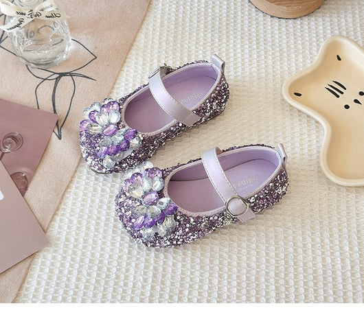 Zapatos de Rendimiento para Niñas con Diamante de Luz en Cristal - Image 8