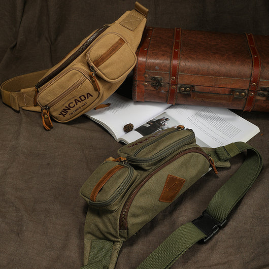 Bolsa de Pecho Canvas con Correa Ajustable para Aventuras - Image 3