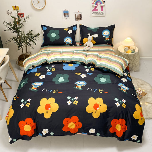 Conjunto de 4 Piezas en Algodón Estampado con Acabado Satinado - Image 26