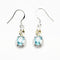 Cupronickel Azul Jewel Necklace Ring Earrings Earrings Nothing