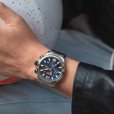 Reloj Deportivo Multifunción Ejecutivo Acero Inoxidable Hombre - Image 10