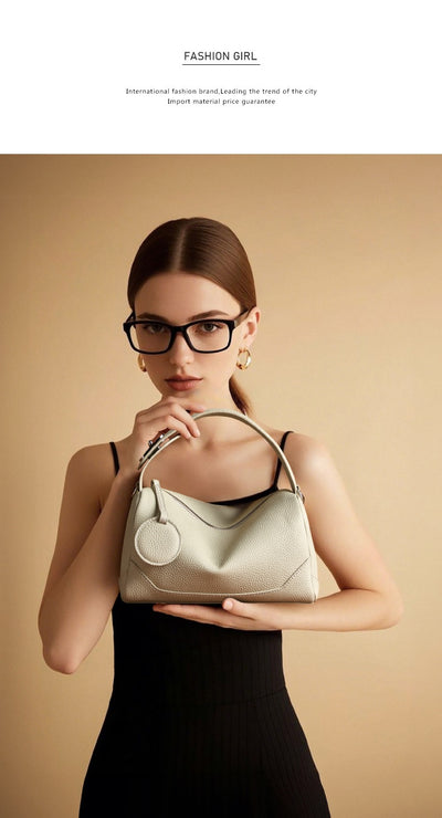 Bolso Crossbody de Cuero Genuino para Mujer - Portátil y Elegante - Image 14