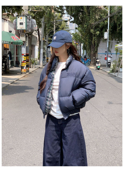 Abrigo Acolchado de Algodón Estilo Coreano para Mujer - Image 13