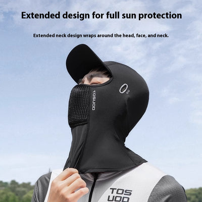 Pasamontaña Deportivo Ice Silk Protección Solar para Ciclismo y Outdoor - Image 4