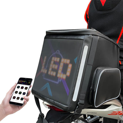 Bolsa Trasera para Moto con Pantalla LED Personalizable DIY - Image 6