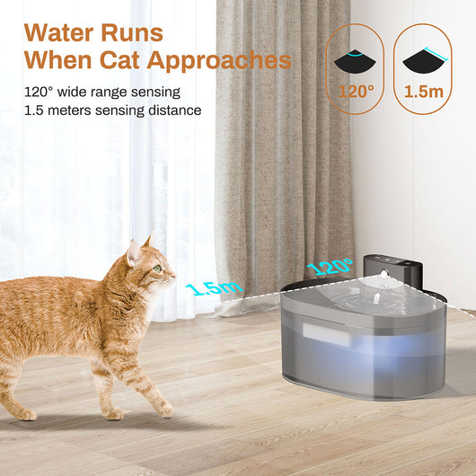Fuente de Agua Automática para Mascotas 32L Acero Inoxidable con Sensor Infrarrojo - Image 9